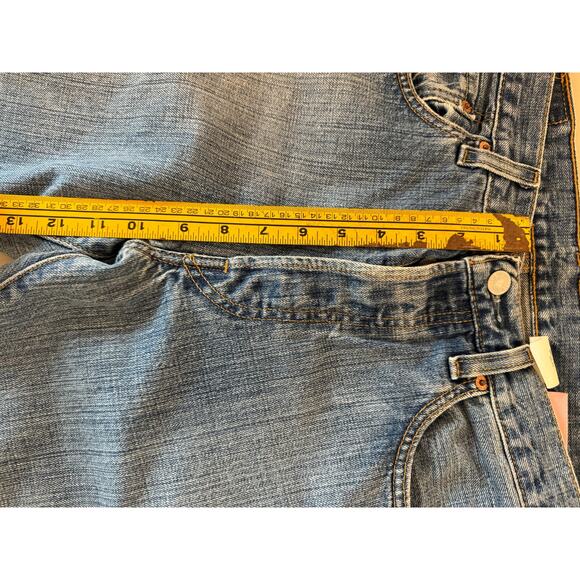 Levi’s 501 3 Palms Printed Cuff Cropped Women’s Jeans - size 32 - Picture 9 of 9